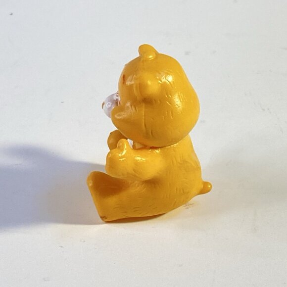 Care Bears Vintage Funshine Bear PVC Mini Figure 1980s - Picture 2 of 9